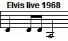 Elvis live 1968